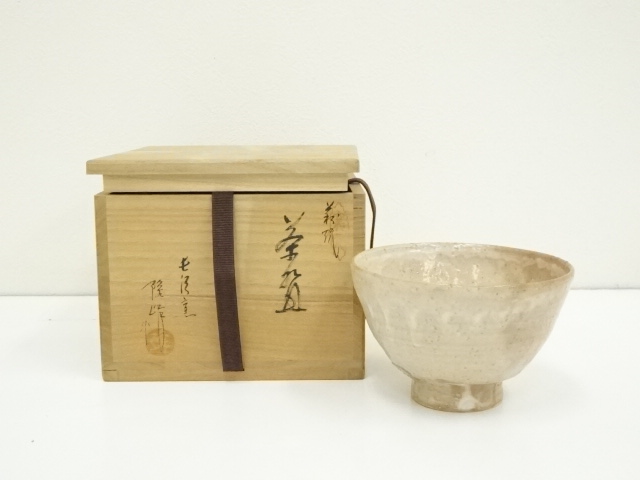 JAPANESE TEA CEREMONY HAGI WARE TEA BOWL / CHAWAN 